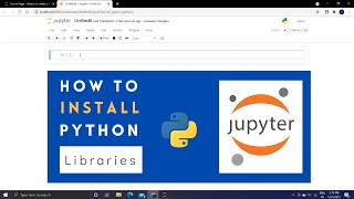 How to Install Python Libraries in Jupyter Notebook  Install Numpy in Jupyter Notebook [upl. by Giustina]