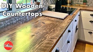 DIY Wooden Counter Top [upl. by Rednaeel]