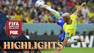 Brazil vs Serbia Highlights  2022 FIFA World Cup [upl. by Atterahs]