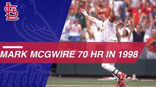 Watch all of Mark McGwires 70 homers from 1998 [upl. by Algie]