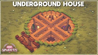 Minecraft How to Build an Underground House Easy Tutorial 2020 [upl. by Sutton]