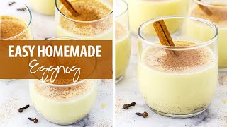 Homemade Eggnog Recipe [upl. by Highams806]