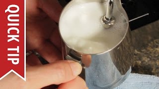 How to AutoFroth Milk for Lattes [upl. by Yardley]