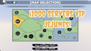 quot1000 Servidores VIP Jejunesquot Private Server Codes  Shindo Life [upl. by Mulford]