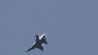 F 16 Performs at the Sound of Speed Airshow [upl. by Onivag]