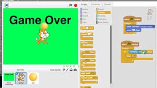 Changing Backgrounds in Scratch [upl. by Anisamot]