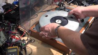 Thorens TD 165 belt drive turntable service [upl. by Dnalyag]