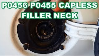 P0456 CAPLESS FILLER NECK REPLACEMENT 2010 Ford Explorer f150 f250 fuel [upl. by Ssej]