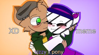 XD meme piggy zizzy x pony [upl. by Bergin199]