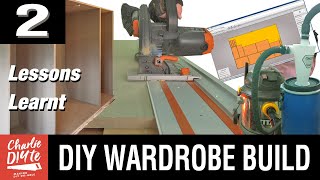 DIY Fitted Wardrobe Build  Lessons Learnt Video 2 [upl. by Xanthus]