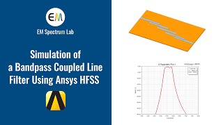 HFSS Tutorial – Simulation of a Bandpass Coupled Line Filter [upl. by Naegem]