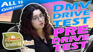 DMV Driving Test PreDrive Test Questions  California Drivers License Exam [upl. by Drawde]