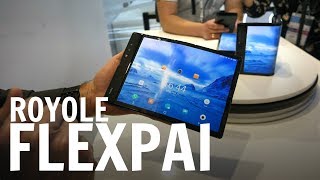 Royole FlexPai smartphone flessibile ma da rifinire Guardatelo in video [upl. by Millar]