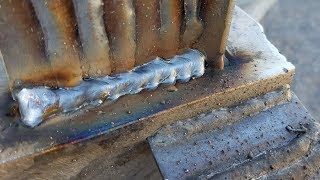 Flux Core vs Solid Wire and Gas Shield MIG Welding Comparison [upl. by Notaes]