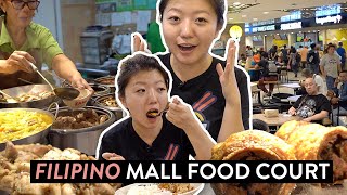 This FILIPINO MALL Food Court is CRAZY 😳 Manila Malls Food Tour [upl. by Mackey926]