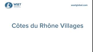 How to say it Côtes du Rhône Villages [upl. by Ceporah]