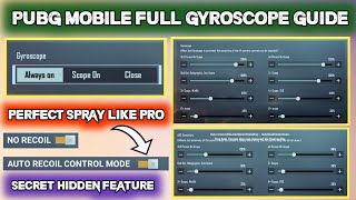 PUBG MOBILE GYROSCOPE SENSITIVITY FULL GUIDE IN HINDI  HOW TO USE GYROSCOPE IN PUBG [upl. by Palila]