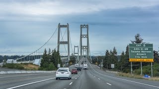 1627 All The Way to Tacoma Bridge amp Freeway Tour [upl. by Eatnhoj]