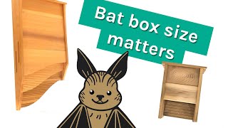 The size of your bat house matters  Heres why [upl. by Sosthina57]