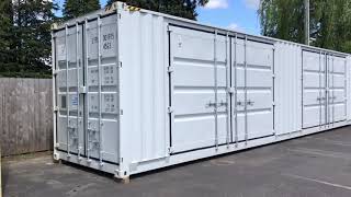 40 foot container  Open Side High Cube Shipping Container  Get Simple Box [upl. by Hoenack]