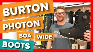 2020 Burton Photon BOA Wide Snowboard Boots [upl. by Gannie]