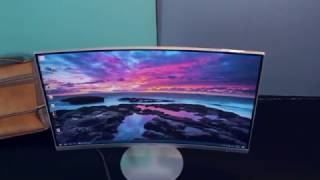 Samsung Curved Monitor with 1800R 27 inch  Review [upl. by Pantheas642]