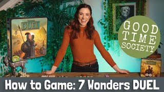 Learn How to Play 7 Wonders Duel  How to Game with Becca Scott [upl. by Lucier918]