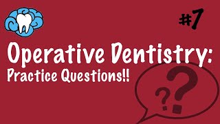 Operative Dentistry  PRACTICE QUESTIONS  INBDE ADAT [upl. by Gerstner655]