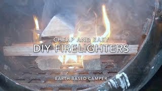 Simple and inexpensive DIY Firelighters [upl. by Yessac497]