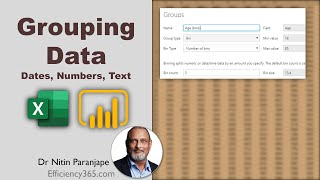 Grouping in Power BI  Dates Numbers and Text [upl. by Ayitahs241]