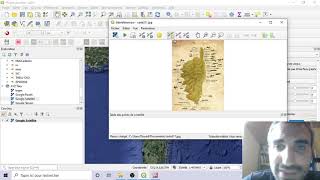 Géoréférencer une carte raster image JPEG PNG sous QGIS avec Georeferencer [upl. by Anirroc]