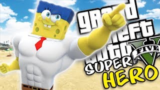 THE ULTIMATE SUPERHERO SPONGEBOB MOD GTA 5 PC Mods Gameplay [upl. by Ng]