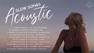 Acoustic Slow Songs 2022  Top 20 Slow Songs Collection 2022 [upl. by Gabriello972]