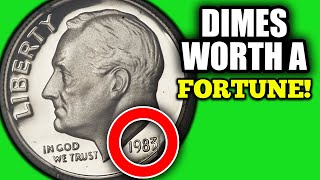 10 DIME COINS WORTH A FORTUNE [upl. by Oinigih53]