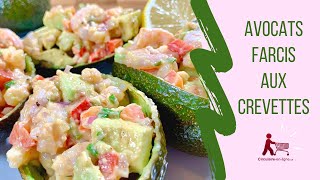 AVOCATS FARCIS AUX CREVETTES NORDIQUES [upl. by Lamak257]