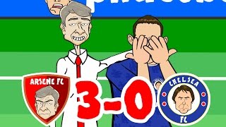 Arsenal vs Chelsea 30 Goals and Highlights 2016 Poor Old Chelsea Song [upl. by Tizes]