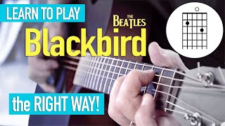 How to Play quotBlackbirdquot The Beatles  Guitar Tutorial [upl. by Cirilla]