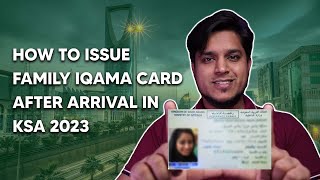 How to Issue Family Iqama Card 🇸🇦 2024  Saudi Guides [upl. by Methuselah]