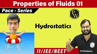 Properties of Fluids  Hydrostatics barometer gauge paradox pascal law  Class 11 JEE  NEET [upl. by Van]