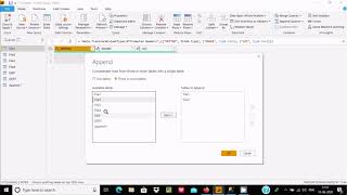 Combine Multiple Tables in Power BI [upl. by Wonacott]