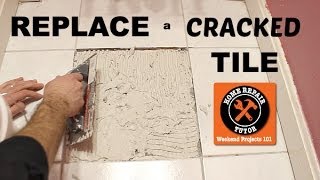 How to Replace a Cracked Tile [upl. by Nosliw859]