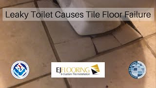 Replacing a Rotten Tile Floor Caused By Leaky Toilet  Part 1 [upl. by Renfred]