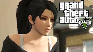 Momiji Dead Or Alive 5 in GTA V Missions CutScene [upl. by Aicirtap]