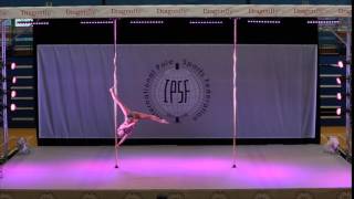 RUZENKA KUNSTYROVA  WINNER  World Pole Sports Championships 15 [upl. by Nisen]