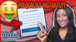 HOW To PREQUALIFY For NAVY FEDERAL CREDIT UNION Credit Cards NO HARD INQUIRY [upl. by Gallard]