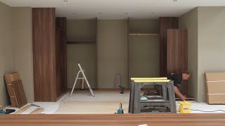 Walk In Wardrobes Installation  Sharps Bedroom [upl. by Dett]