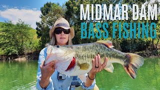 Bass fishing at Midmar Dam South Africa Nov 2020  Almost a new PB [upl. by Malvia745]