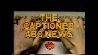 The Captioned ABC News  October 12 1981 60fps [upl. by Eerehs]