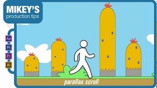 Parallax Scrolling After Effects Tutorial [upl. by Orion]