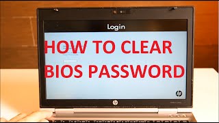 How to remove  clear BIOS password from HP Laptops [upl. by Nadeen901]